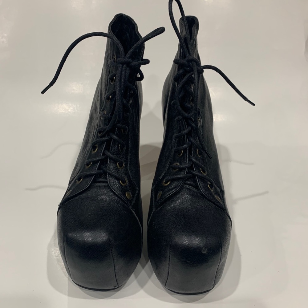 Jeffery Campbell Lita platform heeled lace bootie - Picture 6 of 8